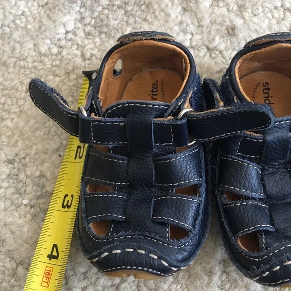 Stride Rite Dark Blue Baby Sandals - Picture 6 of 6